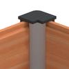 Raised Garden Bed Brown 50 X 30 X 72 Cm