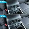 1Pc Car Carbon Fiber Center Armrest Box Switch Button Trim Cover for Dodge Charger 2016-2021 Interior Parts
