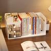 Desktop Organizer Office School Desk Multi-Compartment Book Stand Pen Holder Drawer Box Modern Minimalist Storage