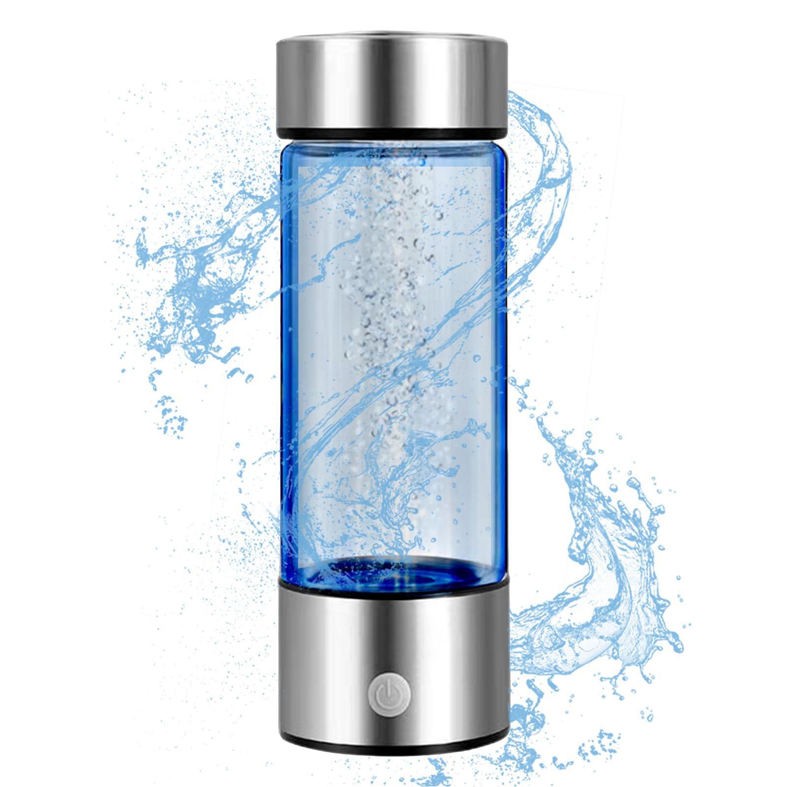 Hydrogen Rich Water Glass Health Cup Hydrogen Water Bottle Glass Portable Water Ionizer Machine Generator Health Cup for Travel