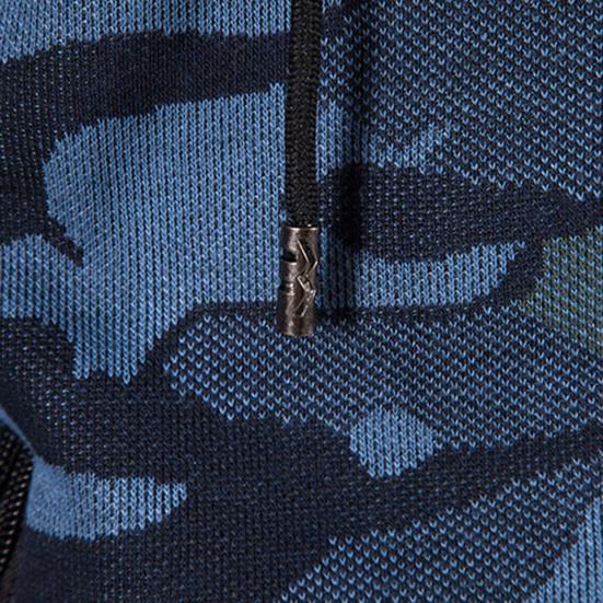 Coat Hooded Camouflage Warm Cardigan Zipper Men Jacket for Winter