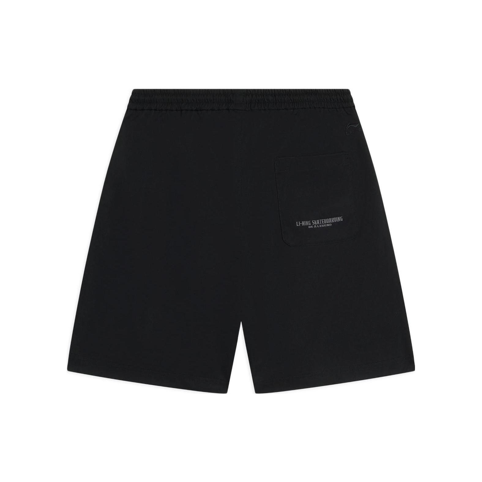 Li-Ning Skateboarding Graphic Shorts Black Men s AKSSA69-1 S