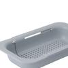 Retractable Sink Basket Rectangular Multifunctional Thicken Durable PP Drain Basket for Vegetable
