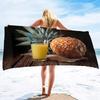 Pineapple Beach Towel ,Lightweight Microfiber Absorbent Quick Dry Sand Free Blanket Towels,Soft Pool Travel Bath Swim Towels