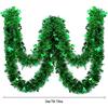 St. Patrick's Day Green Woolen Strips Festival Party Atmosphere Decoration Irish Clover Pendant 2025