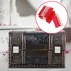 Transparent Folding Hinge Acrylic Fixing Hinge Door Hinges  for Cabinet Drawer Jewelry Boxes