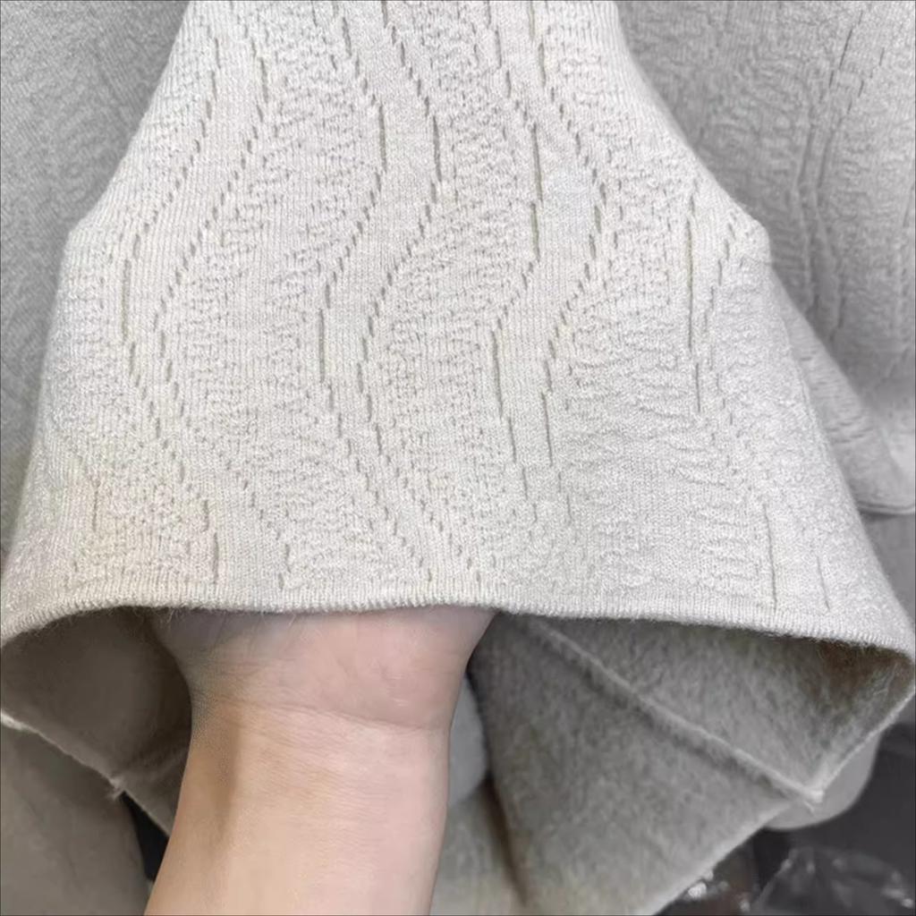 Pulover de catifea dintr-o singură piesă pentru femei, pulover gros de catifea cu gât mediu înalt, pulover tricotat, top interior la modă pentru toamnă și iarnă