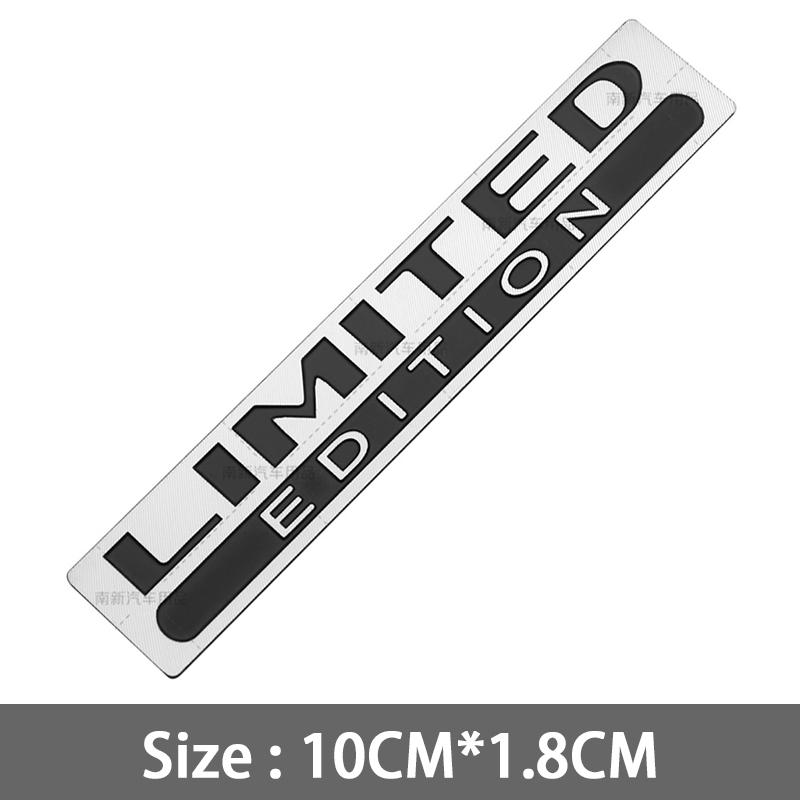 1Pc 3D Aluminum SPECIAL EDITION Limited Edition Logo Badge Car Rear Trunk Emblem Decal Stickers Auto Accessories Car Styling