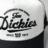 Dickies Mesh Cap with Original American Street Style DK Classic Logo, Unisex, Black, Casual, (Free Size, White)