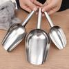 Multifunctional Stainless Steel Ice Scoop for Measuring Coffee Beans Flour