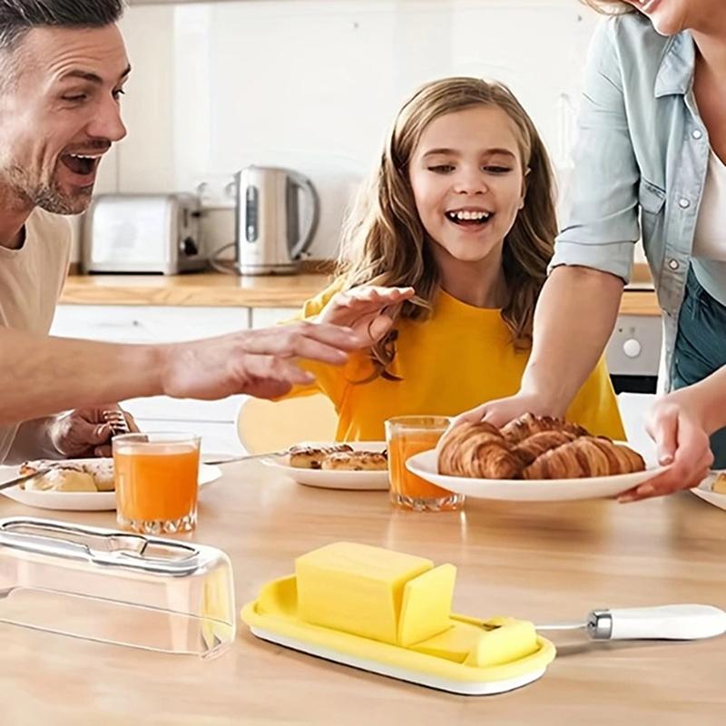 Nordische Butterdose Box Restaurant Versiegelte Aufbewahrungsbox Käsebox Mit Messer Butterhobel Butterdose Geschirr Dessertwerkzeug