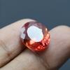 9.50 Carat Oval Cut CERTIFIED Loose Gemstone Natural Orange Ceylon Sapphire