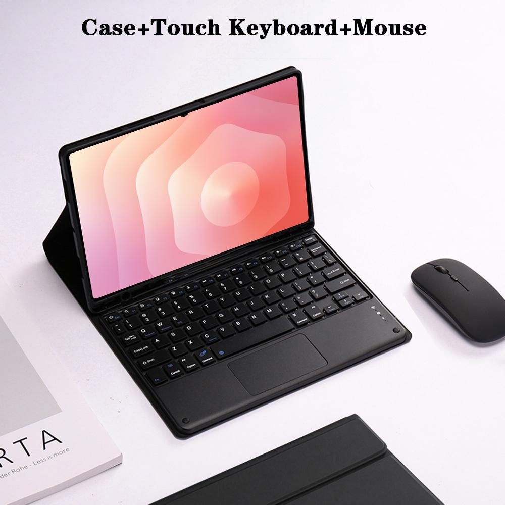 Tablet Case for 2025 Samsung Galaxy Tab S11 Ultra 14.6 lnch,Detachable Bluetooth Keyboard with Pencil Holder SM-X930/X936B