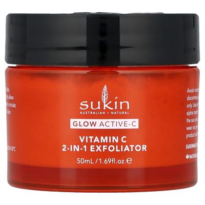 Glow Active-C, Vitamin C 2-i-1 Eksfoliator, 50 ml (1.69 fl oz)
