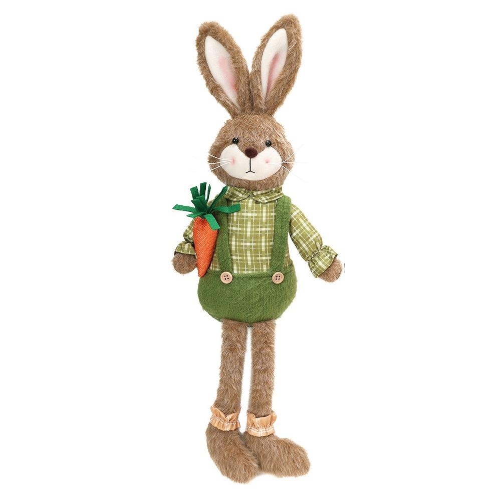 Long Legged Easter Bunny Ornament Pastoral Style Rabbit Decor  Home Decoration