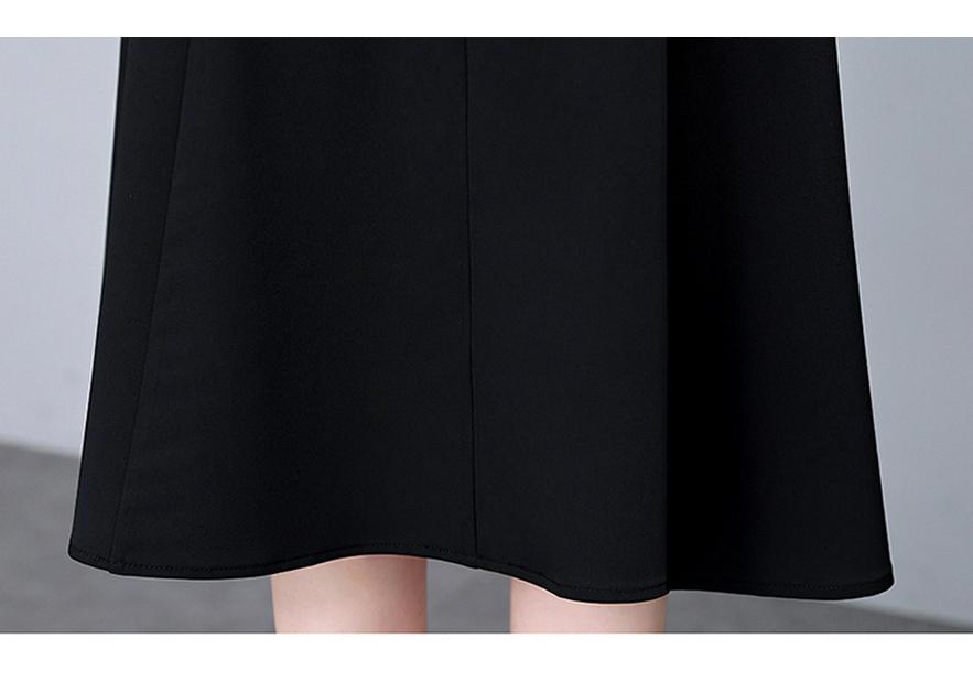 Casual Plus Size Color Block Patchwork Mid-Length Summer Dress - Slimming, Short Sleeve