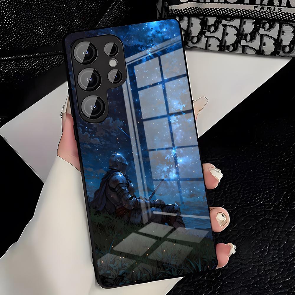D-Dark S-Souls Game Phone Case For Samsung S26 S25 Plus S20 S20 Plus S22 Ultra S23 FE S21 Plus S21 Ultra Glass Cover