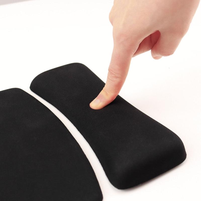 Flexible Split Design Silicone Wrist Rest Mousepad Skid Comfort Computer Accessory
