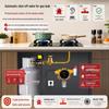 MDNG Baorui Combustible Gas Alarm with Auto Shut-off CN plug (adapter included)