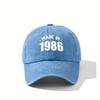 Made In  A Nostalgic Design Unisexs and Womens Outdoor Baseball Cap Driving Hat Breathable Hat Fishing Sports Cap Printed