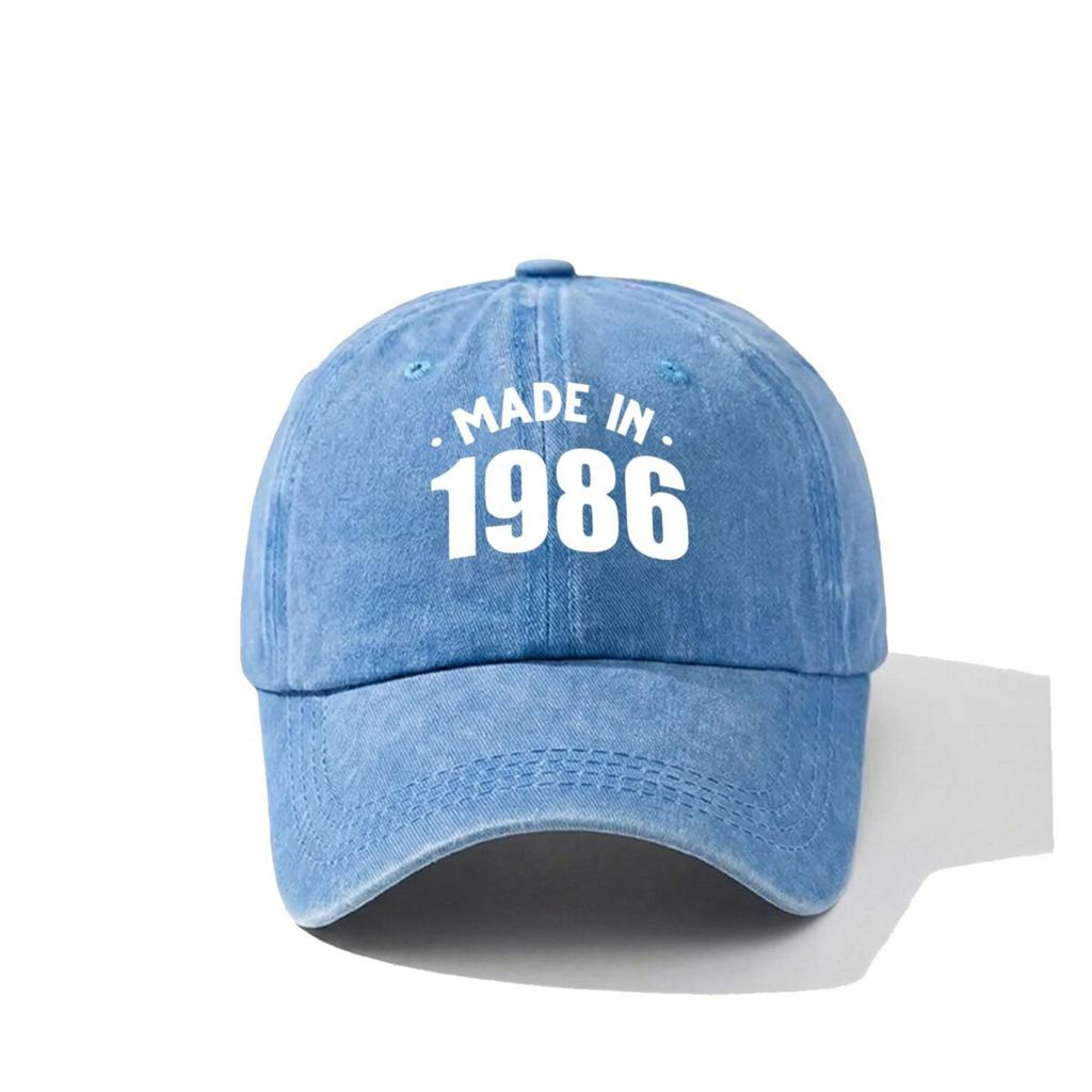 Made In A Nostalgic Design Unisexs and Womens Outdoor Baseball Cap Driving Hat Breathable Hat Fishing Sports Cap Printed