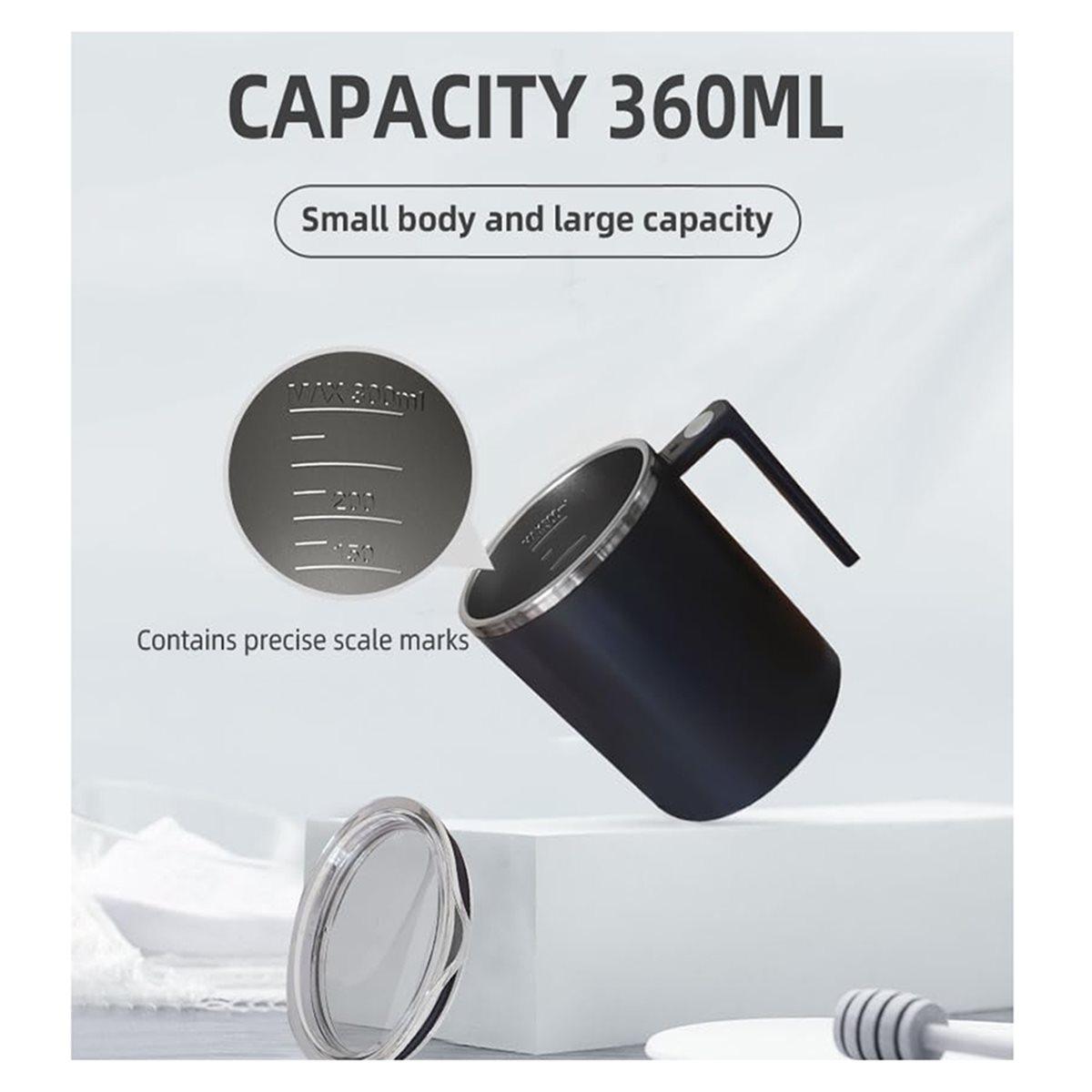 

2026 New Self-Stirring Coffee Mug for Hot and Cold Beverages, Ideal for Coffee, Tea, Cocoa, 12 Oz China Mainland