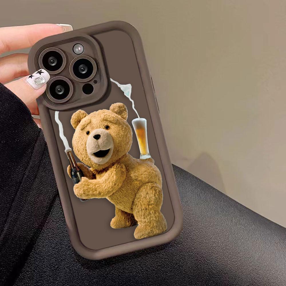 Cartoon T-Teddy Bear Cover Phone Case For Oneplus 11 10R 8T NORD CE 2 3 4 LITE ACE 2 3 Google PIXEL 7 8 7A 8A 9 Case Funda Capa
