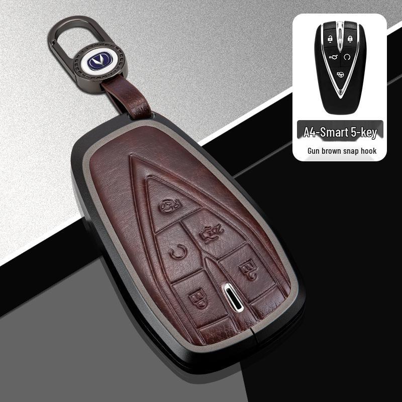 Changan Car Key Cover for Third Gen CS75 Plus, Yidong Plus, CS55, and CS35 Plus