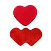 Red Love Heart Carpet Valentine's Day Double Heart Carpet Atmosphere Non-slip Living Room Bedro U9Q6