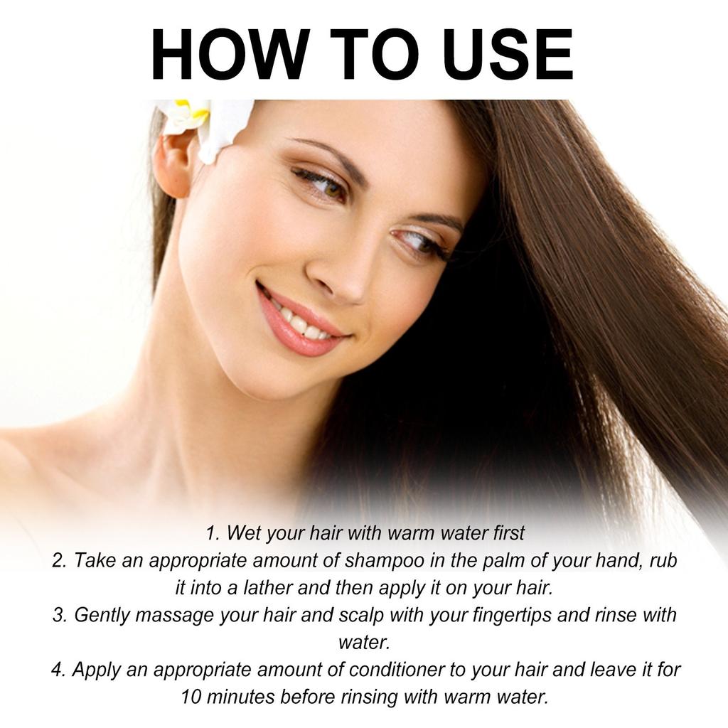 Shampoo Hair Care Set Deeply Moisturizing, Smooth, Shiny, Refreshing, Dandruff And Itching,100ML/3.38FL.OZ*2