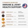 Kurkumawortel 1400 mg, Knoflookbol 500 mg, Voedingssupplement
