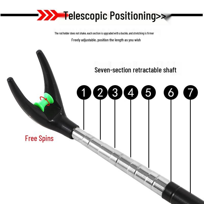 Brangdy Automatic Fishing Rod Holder with Ground Spike (Set of 2)