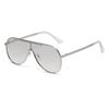 New Metallic Texture Fashionable And Versatile Retro Sunglasses - Uv-protective Sunglasses 2524