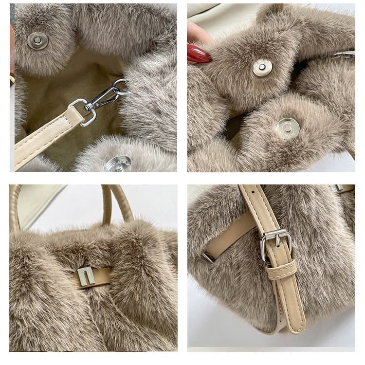 Women's New Plush Handbag Messenger Bag