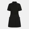 TAYLORMADE APPAREL Women'S Woven Patch Collar Short Sleeve Dress T8031To6243-199
