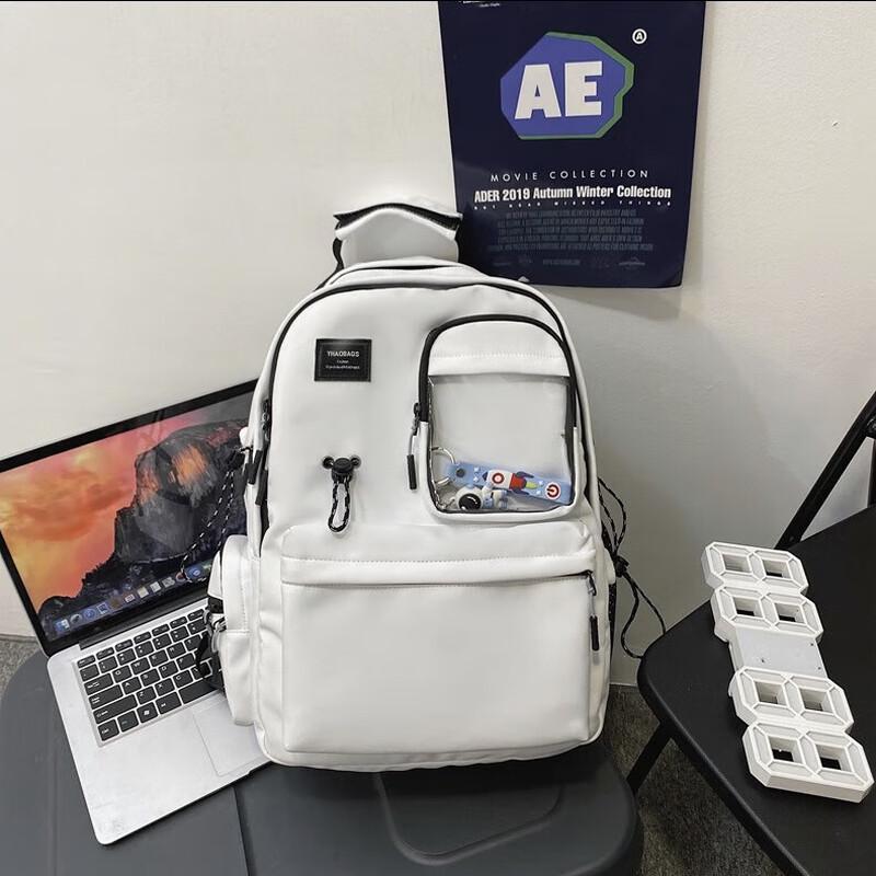 Milin Trendy Student Travel Backpack with Astronaut Pendant One Size