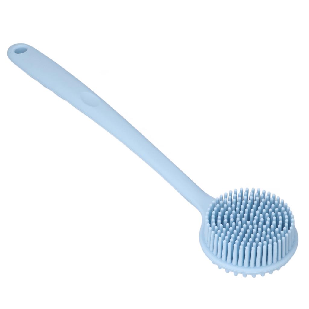 Silicone Back Brush Dual Sided Thickening Anti Slip   Handle Back Scrubber for Shower