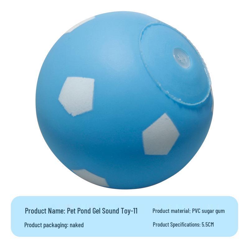 Vinyl Simulation Toy Ball for Small and Medium Dogs - Sounding Pet Ball