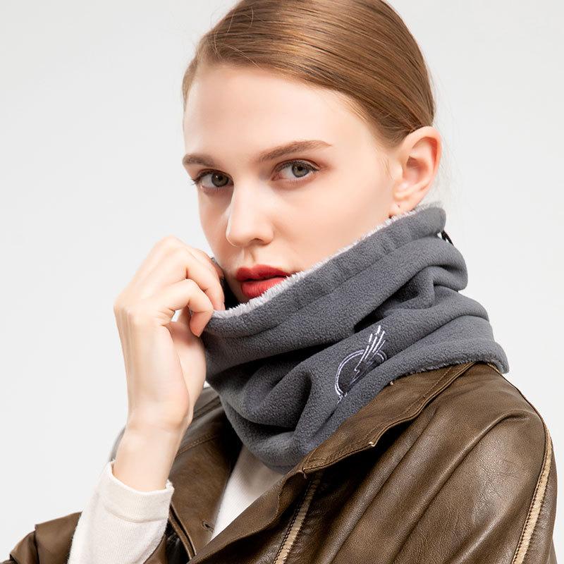 

Autumn and winter new warm hat neck cover outdoor travel fleece thickened fashion neck protection cycling windproof and cold A80- average size