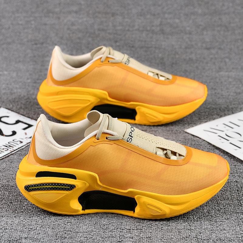 Middle School Student Dead Shoes 2025 New Ultra-light Shock Absorption Professional Running Shoes Men's Breathable Student Sports Shoes Non-slip