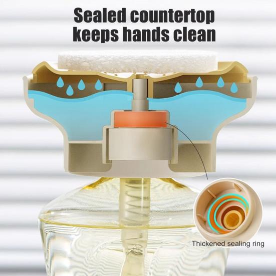 Multi-purpose Detergent Presser Dishwashing Liquid Press Pump Head Kitchen Bathroom Laundry Liquid Detergent Bottle Press Soap Dispenser