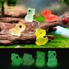 4Pcs Glowing In Dark Reptile Figurines Decoration Handmade Resins Craft For Bedroom Shelf Desk DIY Collection Ornaments