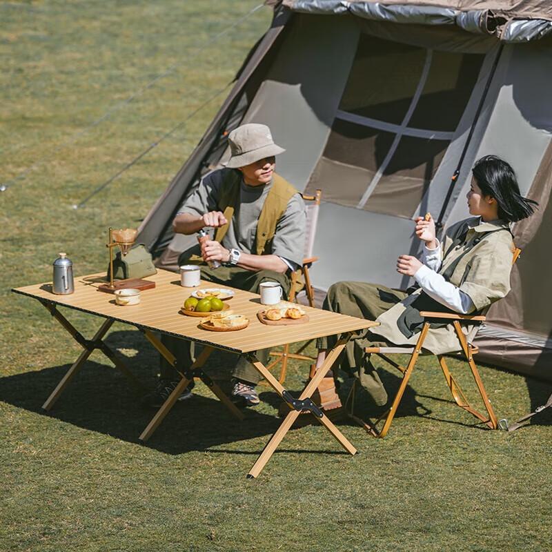 Naturehike L01 Portable Aluminum Roll-Up Camping Table