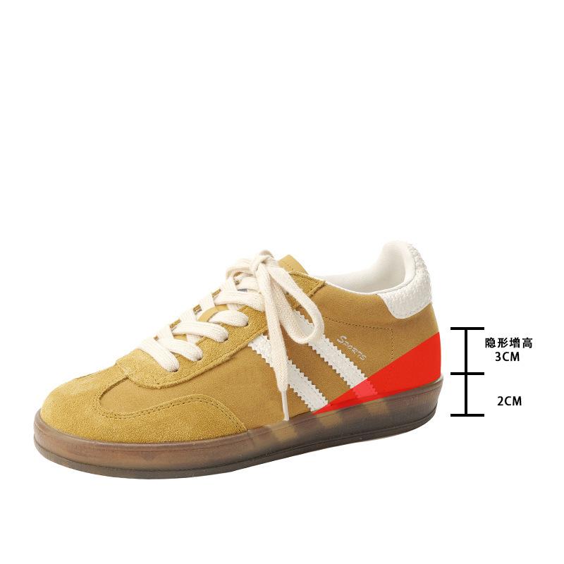 New women's shoes retro leather versatile sports casual low-top women's shoes