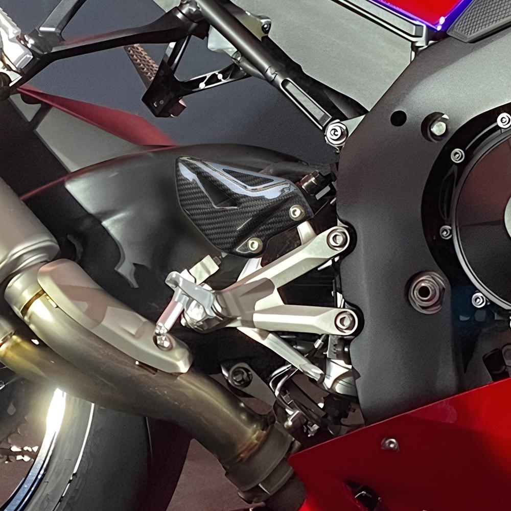 For Honda CBR1000RR-R 2020-2024 Motorcycle Fairing Accessories Foot Pedal Heel Protection Carbon Fiber