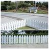 Multi Size Garden Fence Edging Border Lawn White Decorative Picket Pet Fences Yard Panels Path Edgings Farm Garden Decors