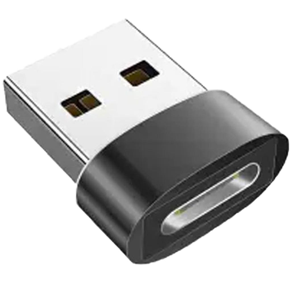 USB Stecker auf USB C Buchse Ladeanschlussadapter Schneller Konverter für Typ C Telefone Tablets Spielekonsolen