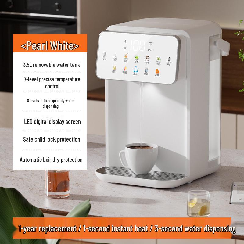 Dual-Use Desktop Water Dispenser: Cold & Instant Hot Water Purifier with 3-Second Rapid Heating