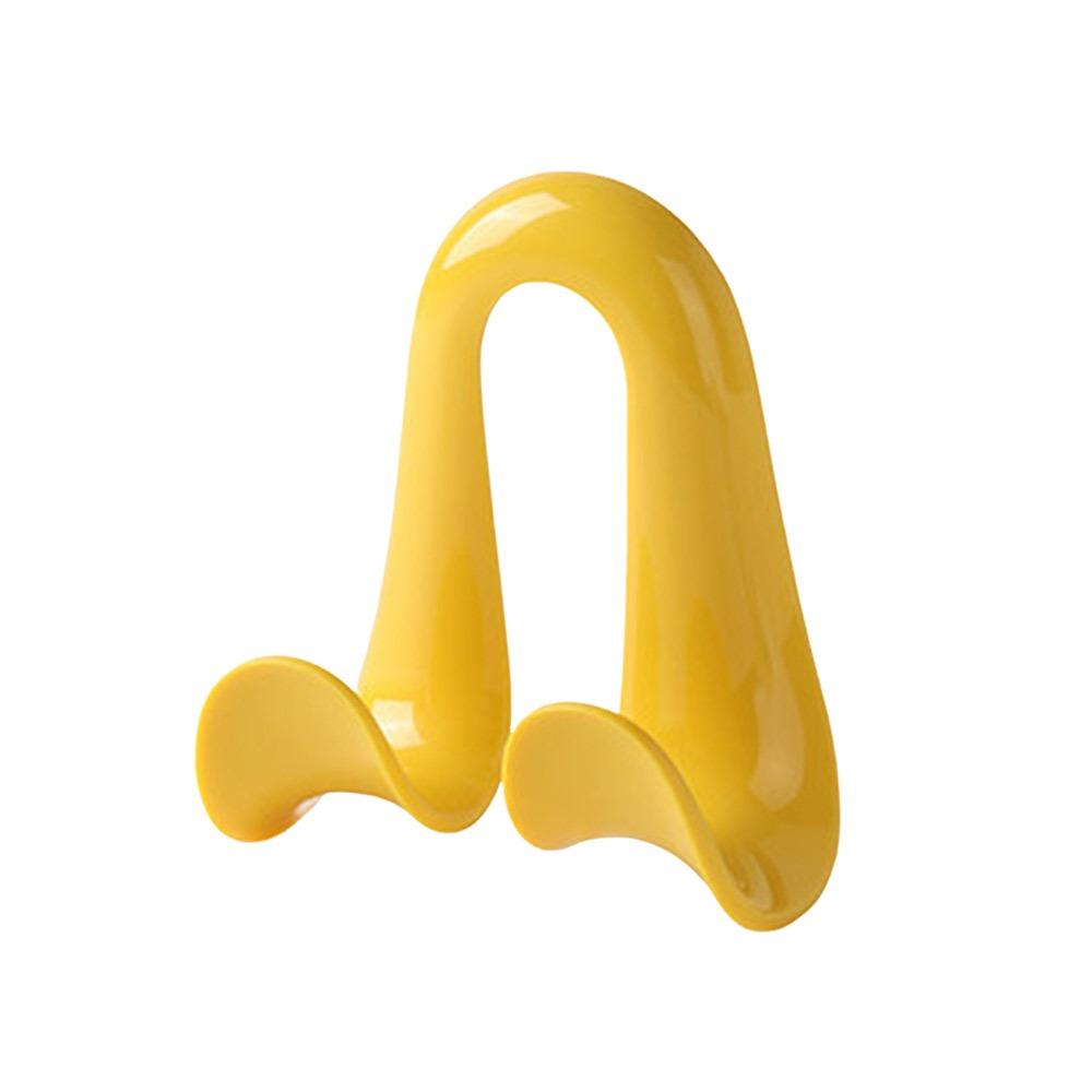 

Anti-Damage Hanging Storage Rack Multifunctional Hanger Hook for Hat Scarves Shawls Tie жовтий