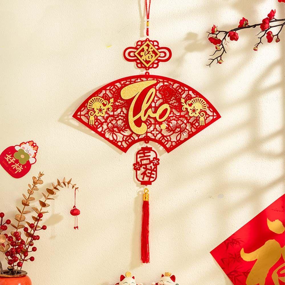 Traditional Vietnam Lucky Ornament Chinese Style Fu Character Pendants  Wedding Birthday